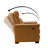 Adela 36.02'' W Genuine Leather Power Recliner with Solid Wood Legs-642822639