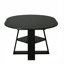 Table de salle à manger ronde extensible de 43,3 po à 59 po pour 4 à 8 personnes, table de salle à manger ovale moderne avec feuilles amovibles peu encombrante, base en bois avec tablette de rangement pour le salon de la cuisine-129879072