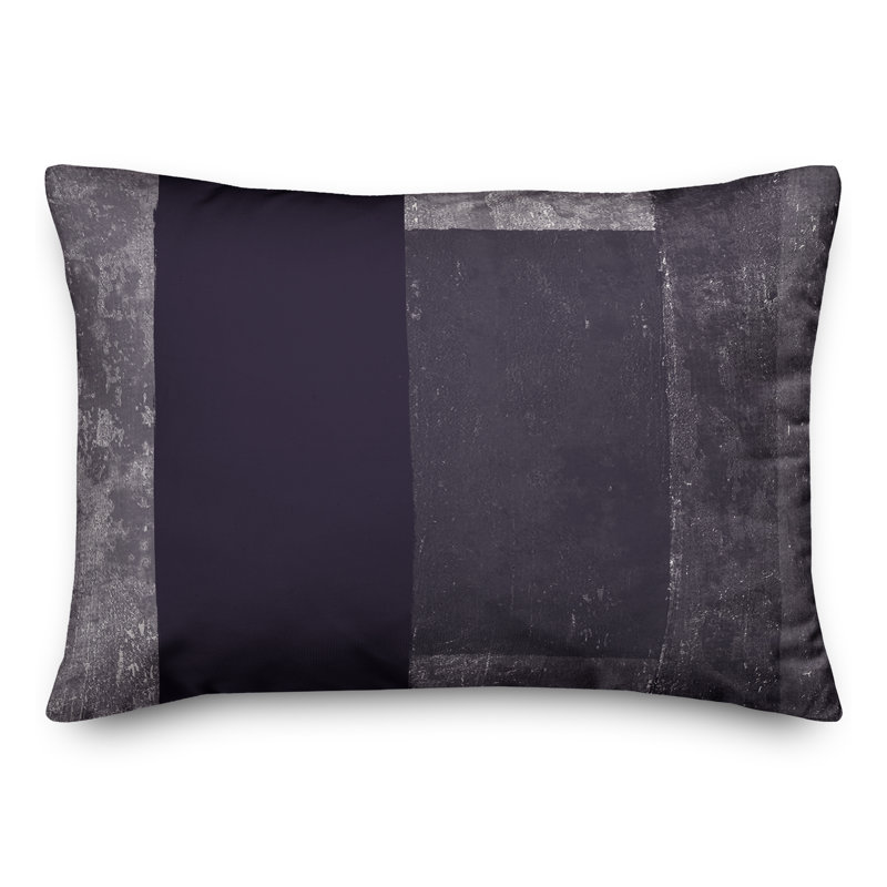  Coussin intérieur / extérieur géométrique, Bleu marine