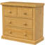 Chunky Solid Wood 80cm W 4 - Drawer Chest of Drawers