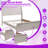 Platform Bed with Curved Headboard and Bracket Feet, Queen Size-305807723