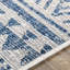 Tapis intérieur / extérieur bleu marine / blanc Hongming-1105452389