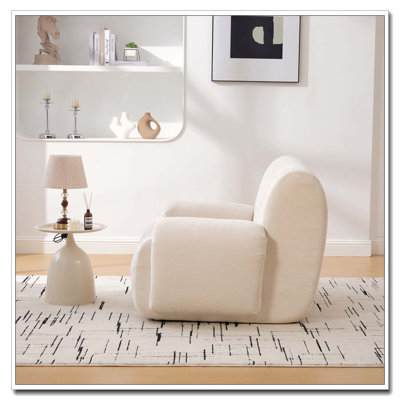 Chaise d'appoint moderne rembourrée