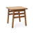 18.5'' Acacia Outdoor Patio Side Table, Square Accent Table