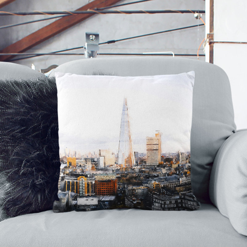 Square Cushion, 40cm H x 40cm W x 15cm D