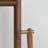 Black Walnut Coat Rack with Brass