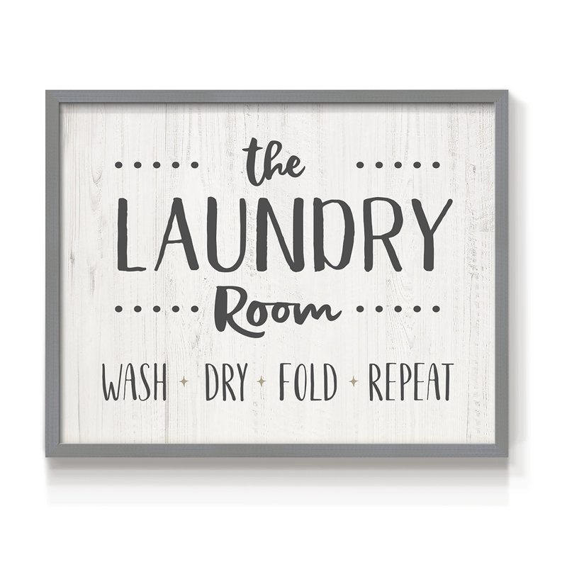 The Laundry Room -Framed Print - Restickable