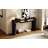 60" Modern Farmhouse Console Table With 2 Concealed Drawers, Waterfall Design Entryway Table With Thickened Legs &  Wood Grain For Living Room, Entryway & Hallway-122607073