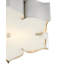 Plafonnier encastré 2 lumières Grand Lotus