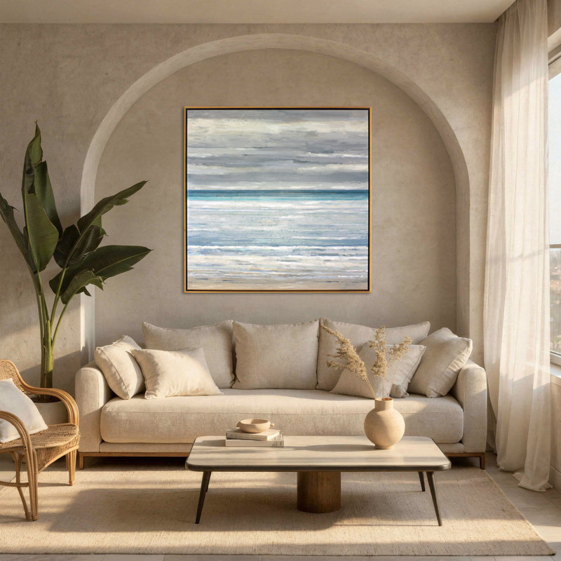 Calm Sea Print by Lawrence Behunek
