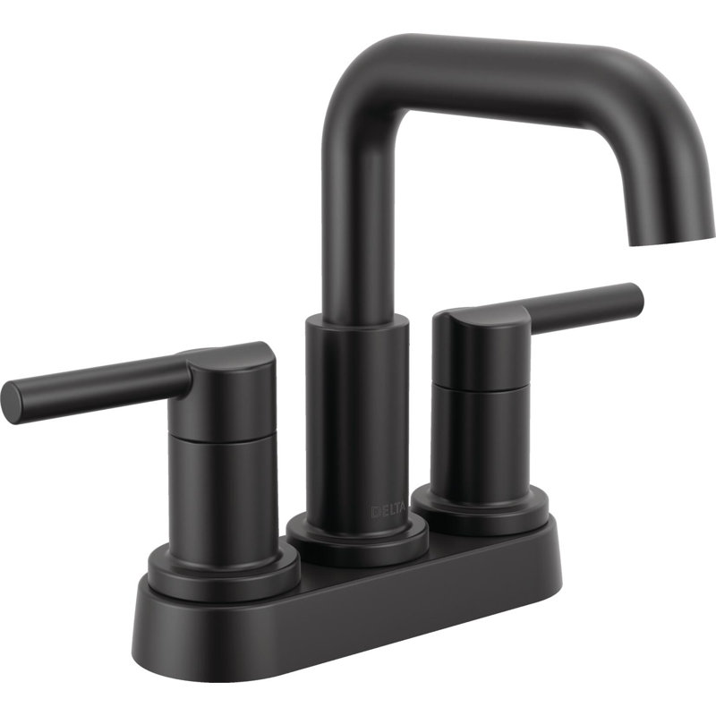 Robinet de salle de bain central à 2 poignées Delta Nicoli, Doré