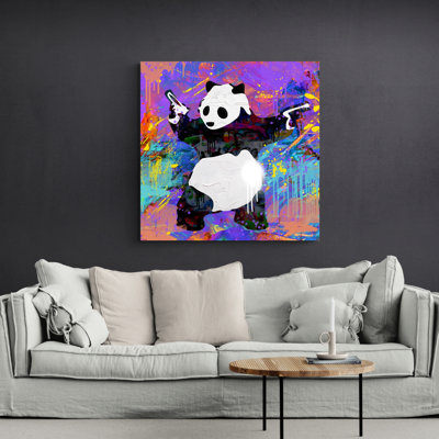 «Pandamium» par Stephen Chambers, impression sur toile tendue