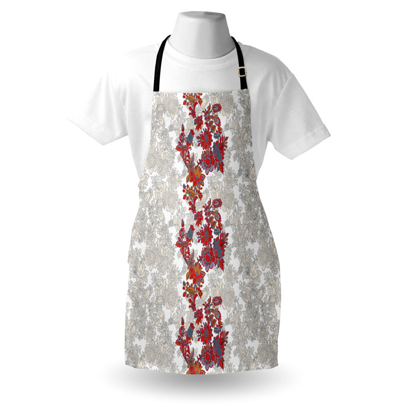 Tablier floral East Urban Home unisexe