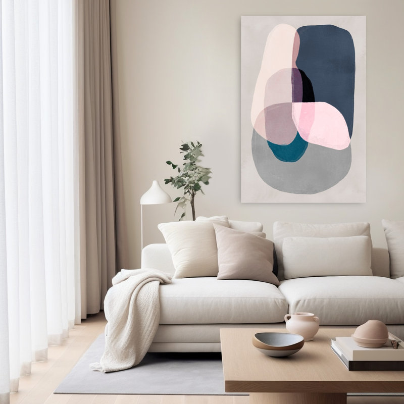 Art contemporain contemporain, H 60 po x l 40 po