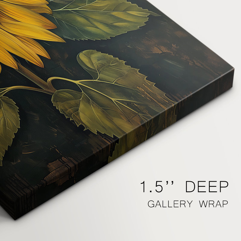 FLORAL Series CDXCIV  -Custom Wrapped Gallery Canvas - 3 Pieces, 36" H x 72" W