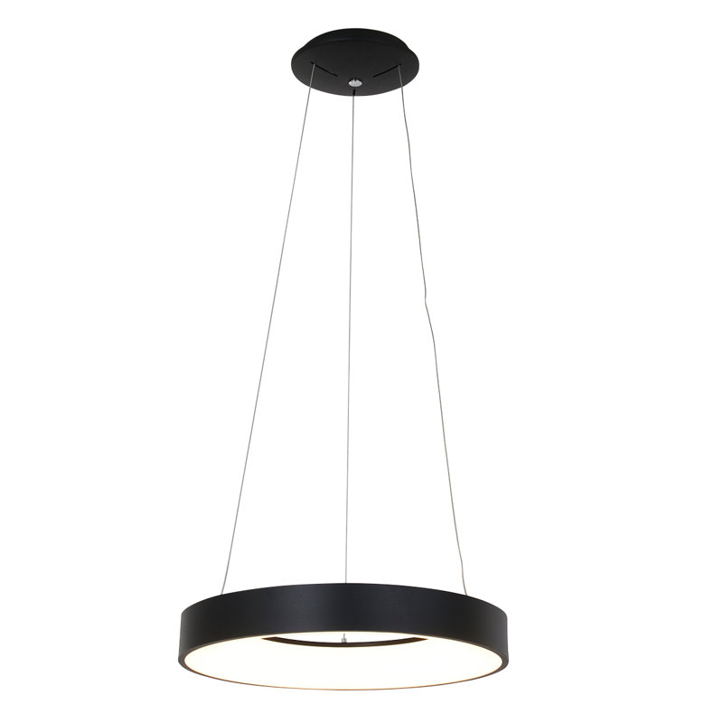 Aroush 1 - Light LED Unique/Statement Pendant, Black