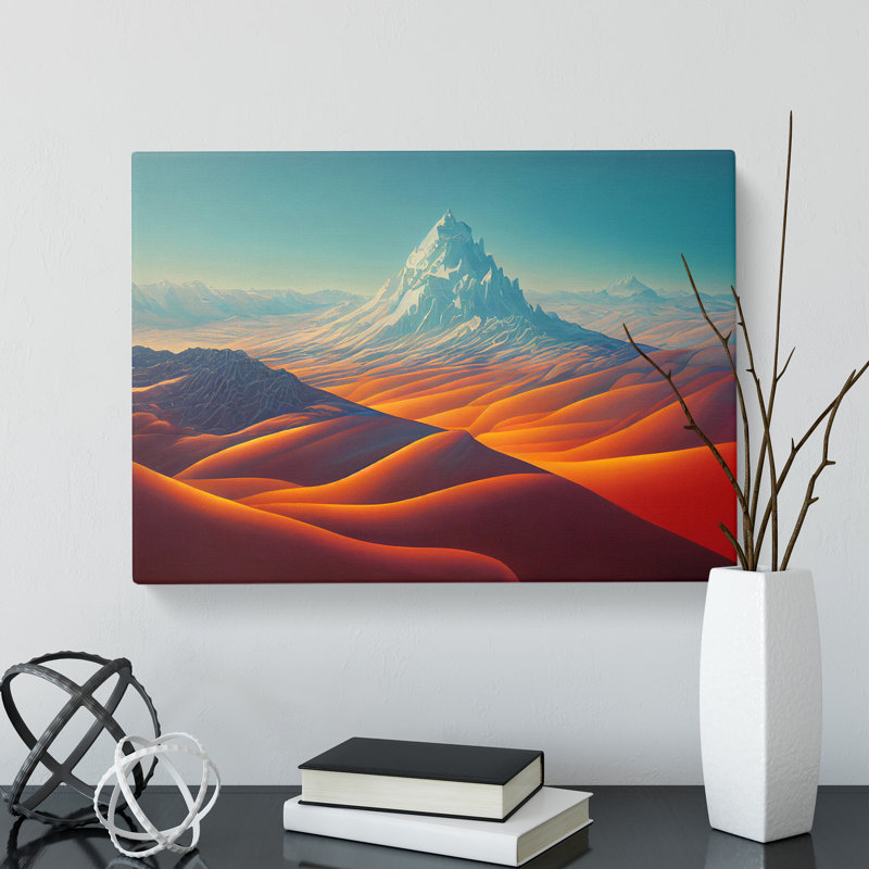 Miraculous Mountain Landscape - Wrapped Canvas, 50cm H x 76cm W x 3cm D