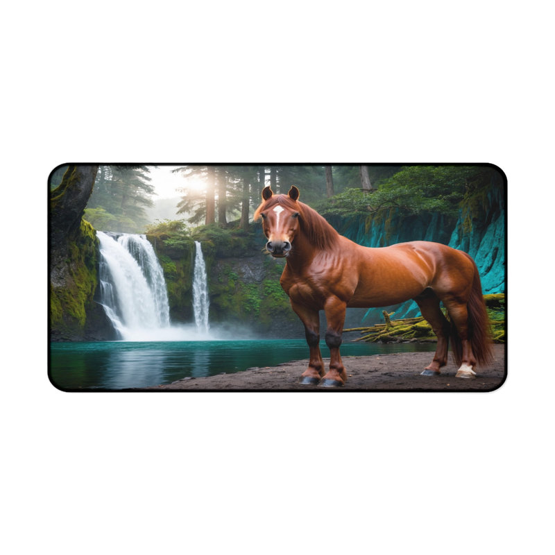 Polyester Desk Pad, 14.4x12.1