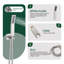 Robinet de douche complet avec valve brute-62125180