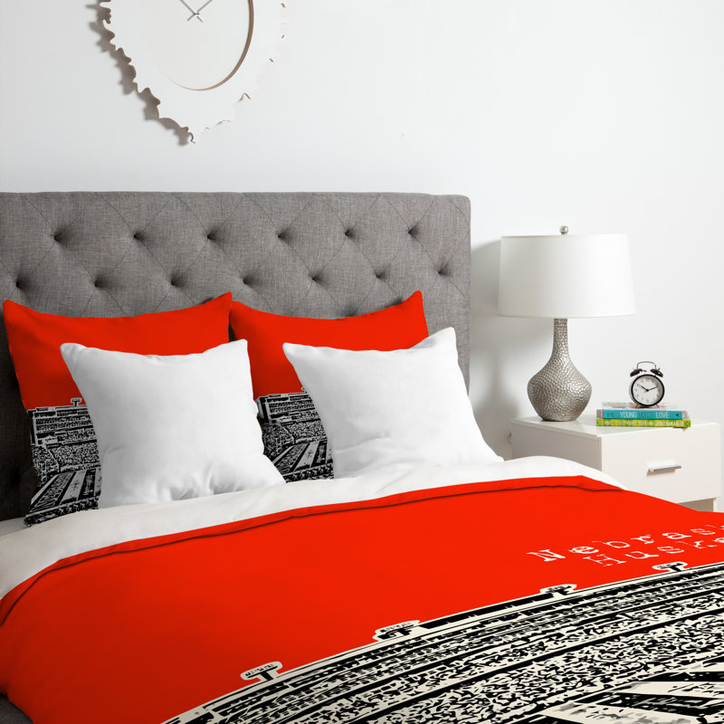 Bird Ave Polyester Duvet Cover, Twin/Twin XL Duvet Cover + 1 Standard Sham