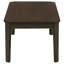 Ensemble de 3 tables basses et tables de bout brun foncé