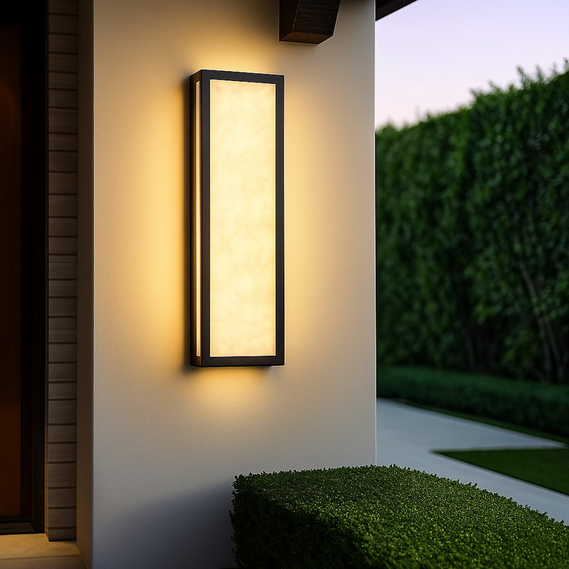 Applique murale d'extérieur à DEL Ip65, H 3,90 po x l 7,50 po x P 24,80 po