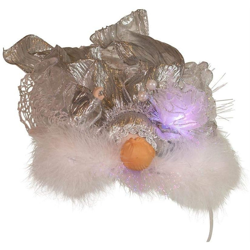 12'' Fabric Christmas Lighted Tree Topper