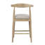 Tabouret de comptoir en tissu galet (sans la table)-356362525-356362523