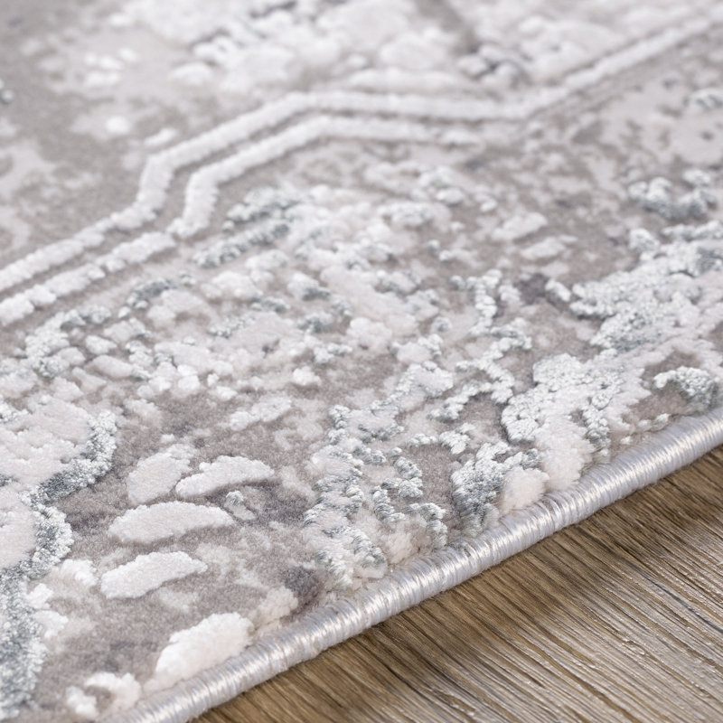 Gray/Taupe Rug, Runner 3' x 9'10"