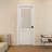 Interior Frosted Glass Panel Sliding Pocket Door Withe Solid Core Pantry Door With Privacy Pocket Lock / Soft Close-107259072-107259075