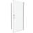 1/4" Tempered Glass Shower Door - Universal Pivot, Polished Finish, Wall Channel, #304 Stainless Steel Handle, , Easy Installation, Smooth Pivot System, Good Leakage Performance, 28-29 3/8"-121016816