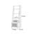 Solid Wooden Rattan Bookcase