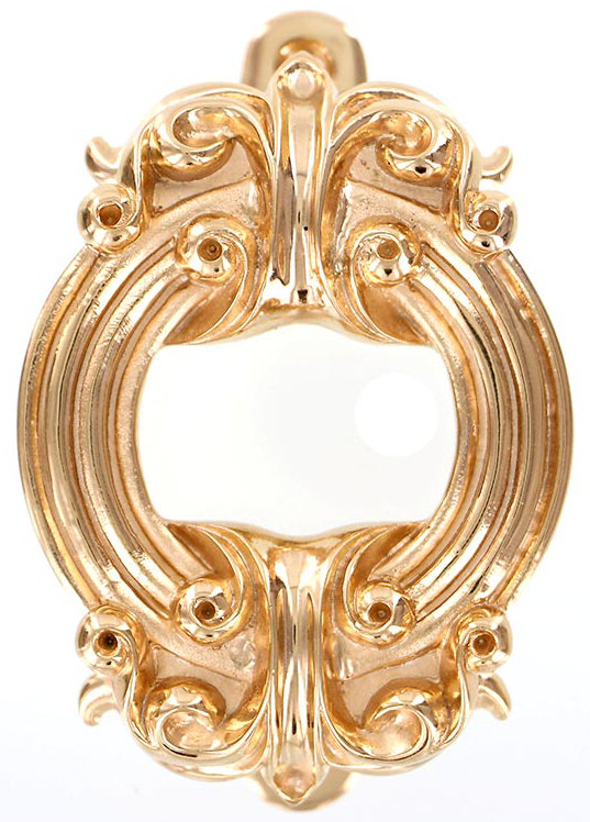 Sforza Door Knocker, Polished Gold