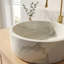 Meuble-lavabo sur pied 36 po avec lavabo, armoire en contreplaqué et 4 pieds en métal, pré-assemblé