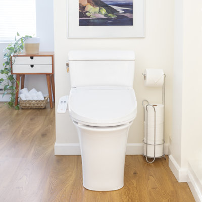 Swash Select BL67 Sidearm Bidet Seat, Round White