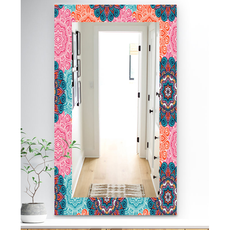 Miroir mural 21 fleur, H 39,4 po x l 29,5 po