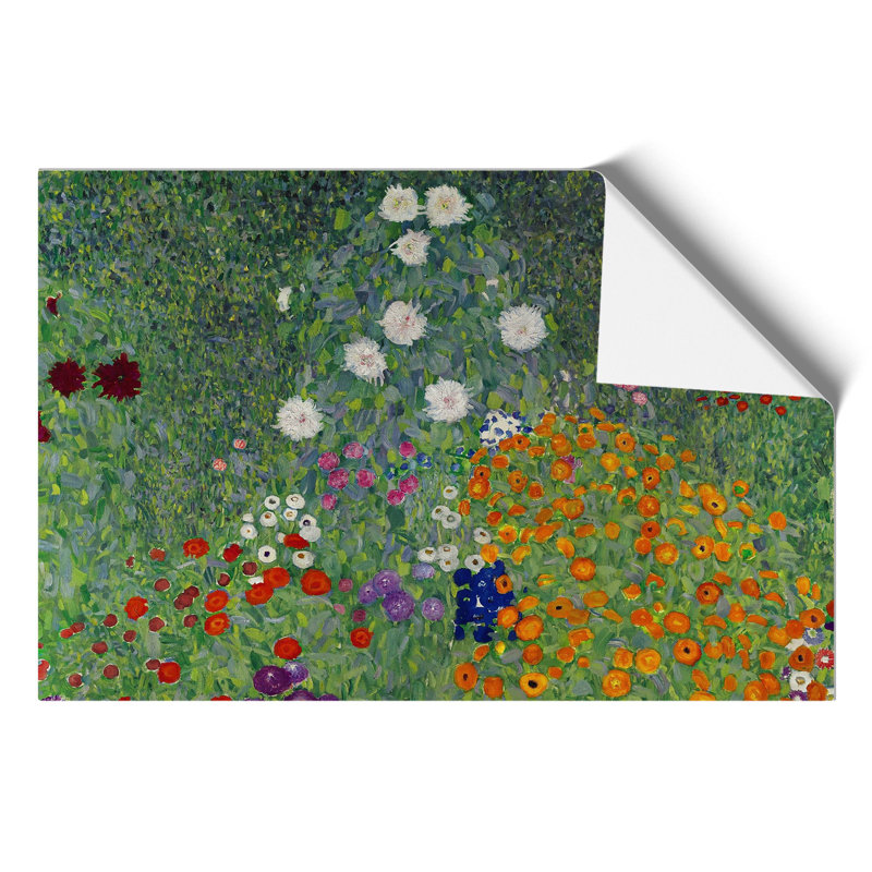 Flower Garden by Gustav Klimt - Frameless Print, 30cm H x 42cm W x 0.1cm D