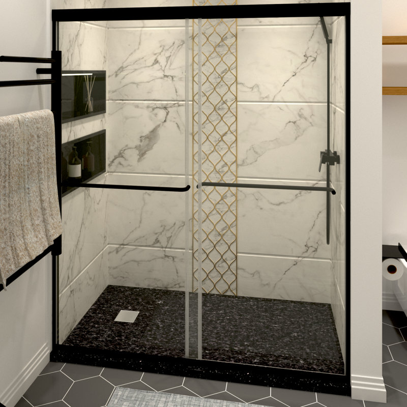 Portes de douche, Noir