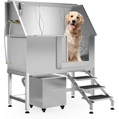 156.5cm H x 127cm W x 115.6cm D Grooming Tub