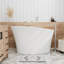 Baignoire de trempage autoportante à surface solide de L 51 po avec baignoire intérieure Giving Tree
