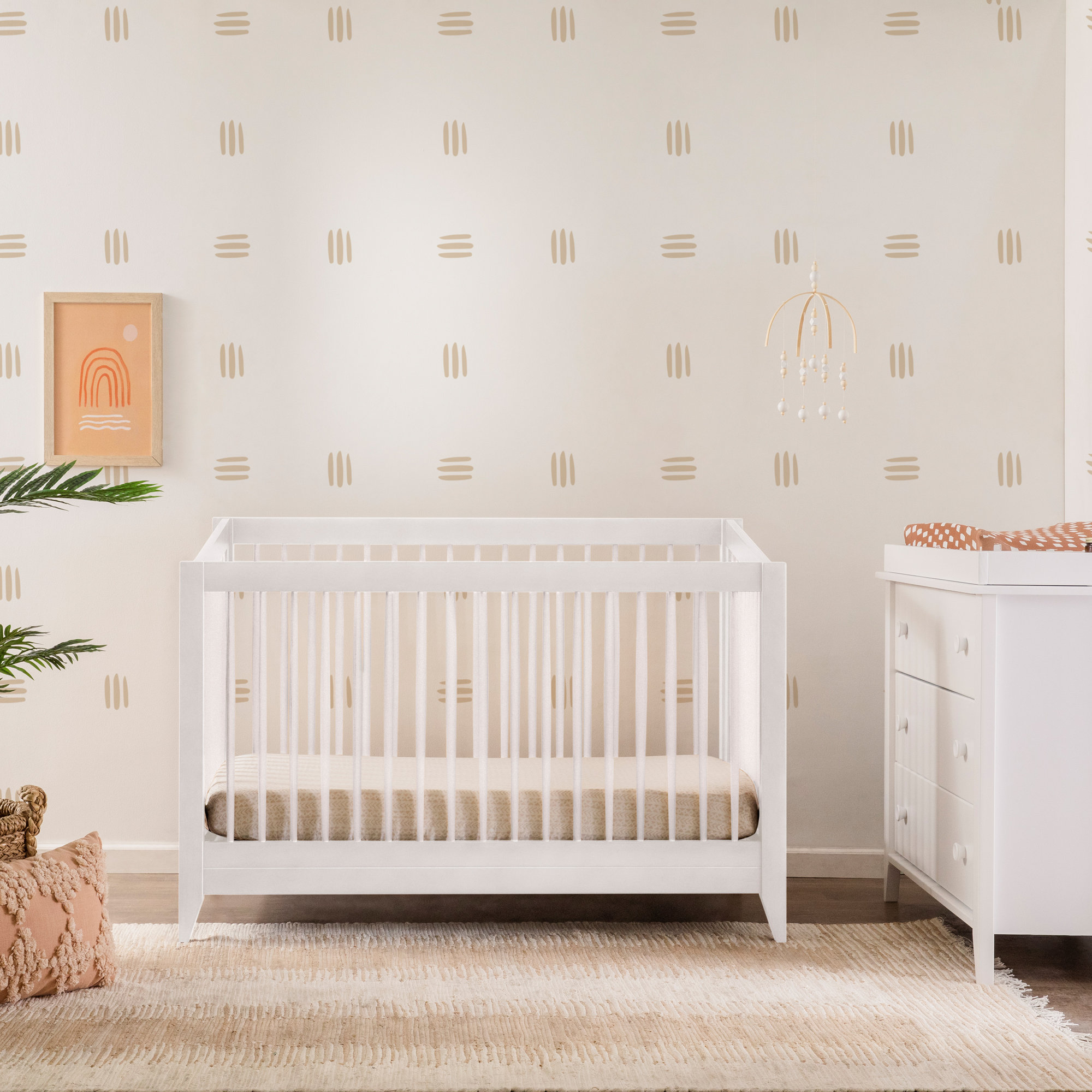 Sprout 4-in-1 Convertible Crib, White