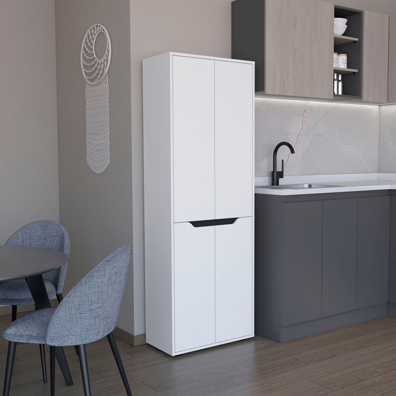 Garde-manger avec quatre portes et cinq tablettes intérieures Herrin