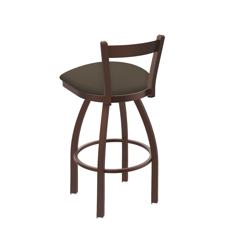 821 Catalina Low Back Swivel Bar Stool, Bronze, Canter Earth, Counter Stool (25" Seat Height)