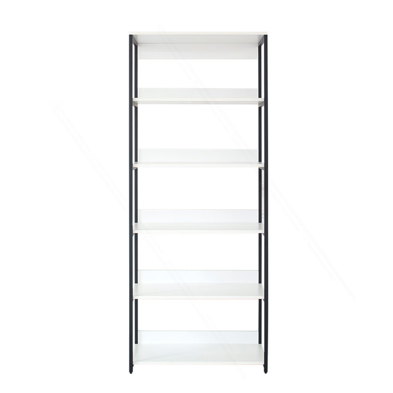 Fiona Wood And Metal Walk-In Closet With Five Shelves
