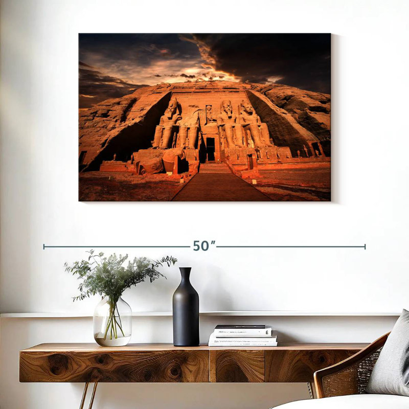 Adella Abu Simbel Temples, 26'' H x 39'' W