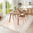  Washable Rugs 10x13 Area Rugs for Living Room Bedroom, Low Pile Ultra Soft Solid Neutral Carpet, Non Slip & Non Shedding Modern Scalloped Print Floor Mats for Home Decor, Natural Ivory-1214880781-1214880783