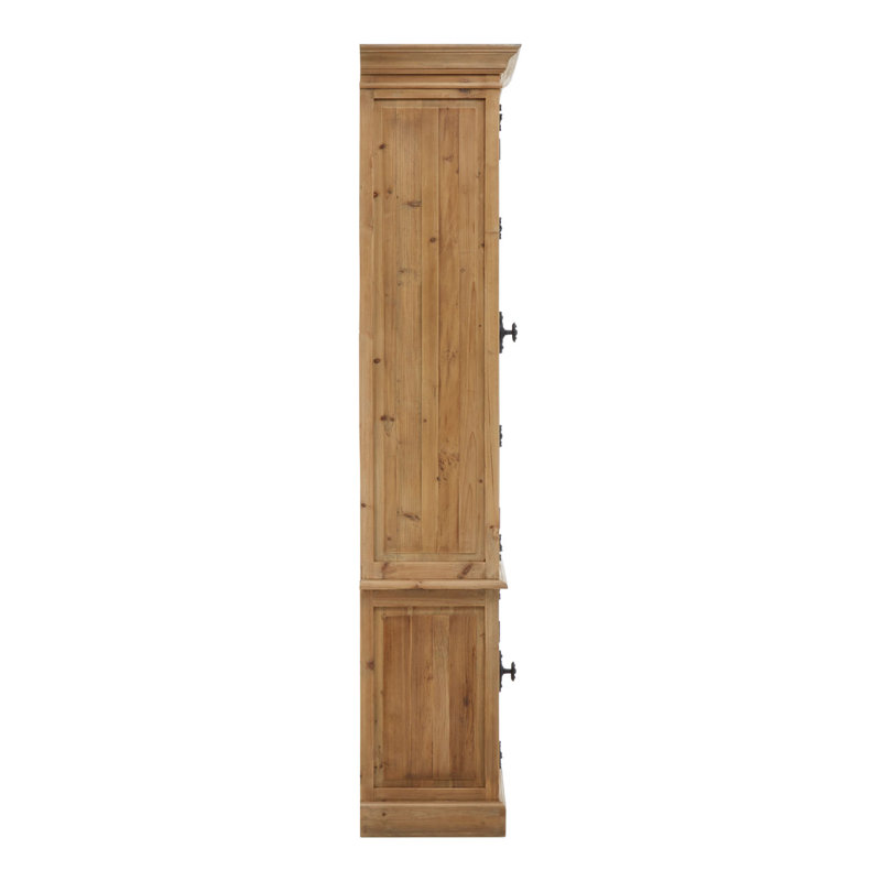 Eide 228cm H x 100cm W Solid Wood Standard Bookcase