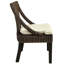 Chaise Saona brun antique