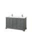 Ensemble de meuble-lavabo double 60 po Deborah-97760619-97760622-97760648