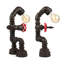 Lampe de fantaisie en métal Corunna